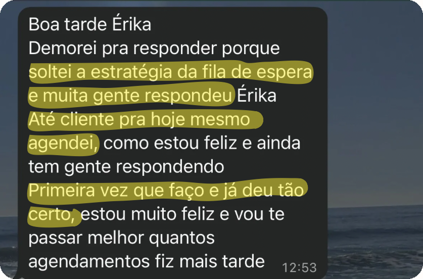 Depoimento da cliente Joely