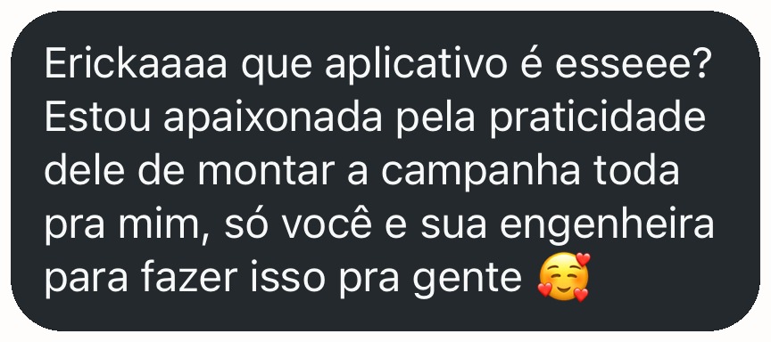 Depoimento de cliente sobre praticidade